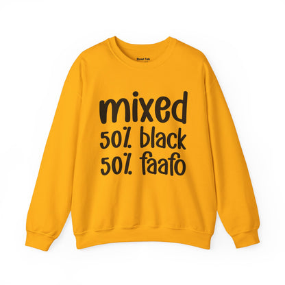 Mixed 50% Black 50% FAAFO