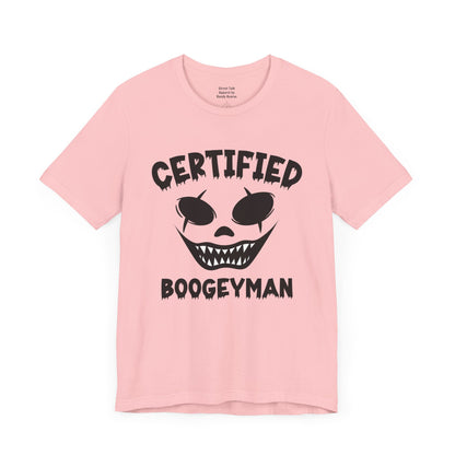 Street Inspired Apparel - Certified Boogeyman Tee - Unique Gift Idea