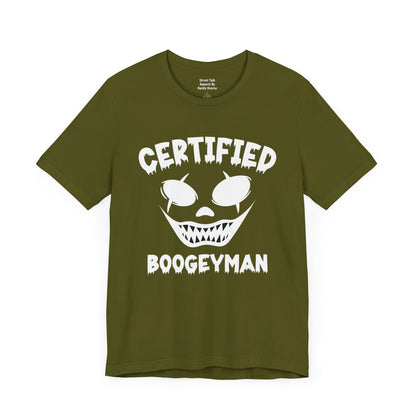 Street Inspired Apparel - Certified Boogeyman Tee - Unique Gift Idea